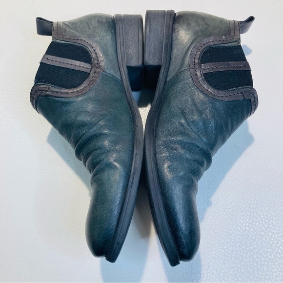 MIZ MOOZ Sz 40 Ruched Toe Cap Chelsea Style Shootie Ankle Bootie - Picture 4 of 12